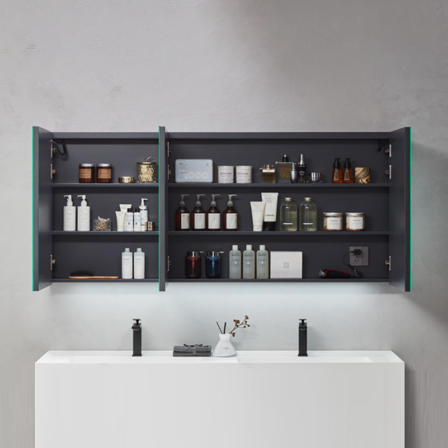 Tủ gương treo tường hình chữ nhật Krene D1200 - Ảnh 5