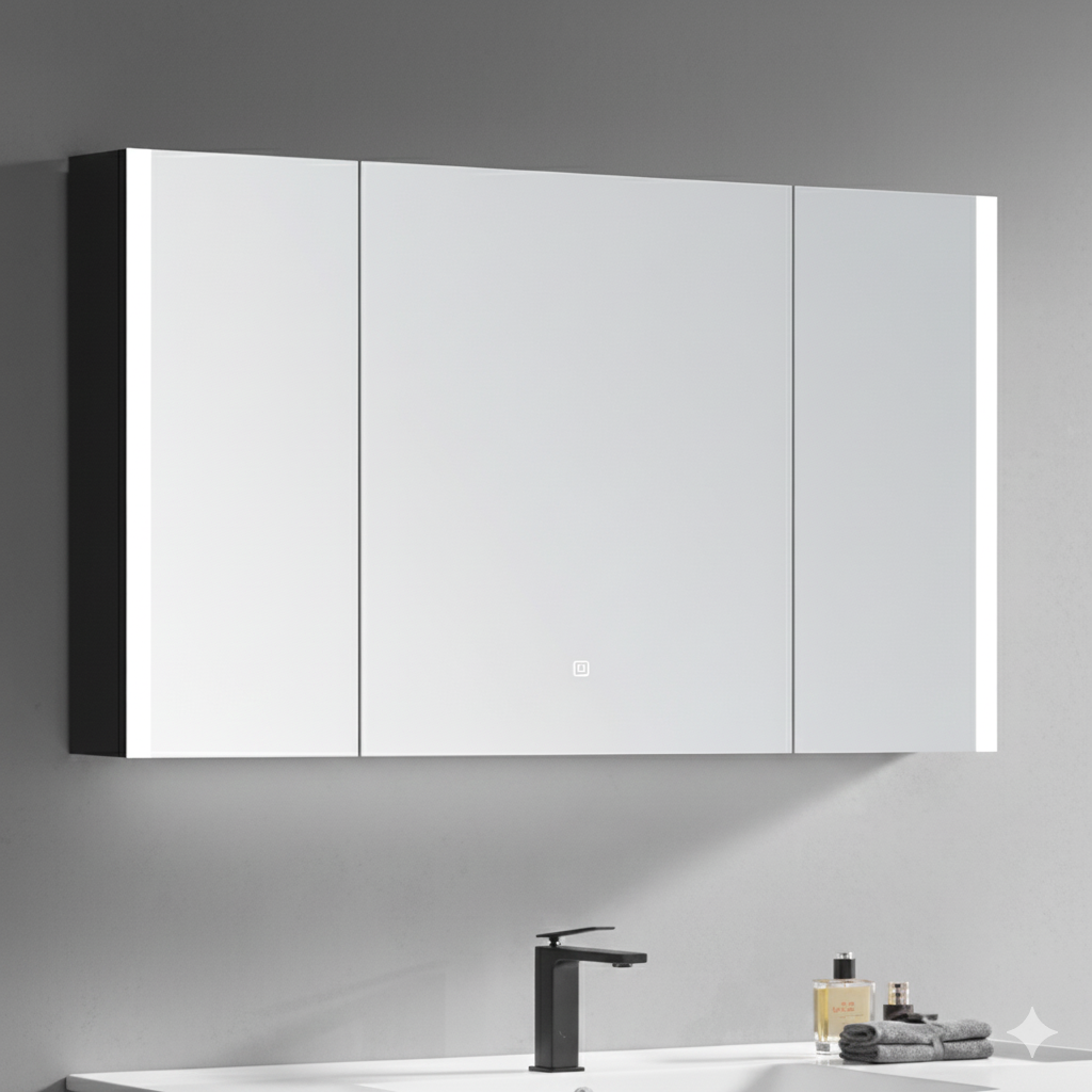 Tủ gương treo tường hình chữ nhật Krene D1200 - Ảnh 2