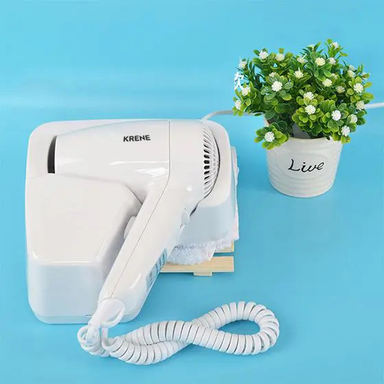 Máy sấy tóc 2 chiều nóng lạnh bảo vệ tóc chính hãng Krene INHSD-D90289 cao cấp công suất lớn to 1200W gắn tường